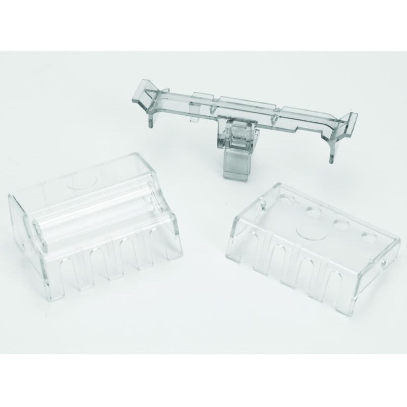 HPS FGF2 Imperator Fused Finger Guard Kit, 2.15 in H x 2.45 in W x 2.15 in D, For Use With MBMH, MGJ, MLI 50 VA and All 75 VA Encapsulated and Commercial Potted Industrial Control Transformer, Plastic, Clear
